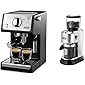 【セット買い】デロンギ(DeLonghi) アクティブ エスプレッソ・カプチーノメーカー ECP3220J-BK インテ…