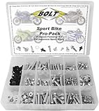 ボルトMC Japanese Sportbike Pro - Packユニバーサル工場スタイルハードウェアキットスチール