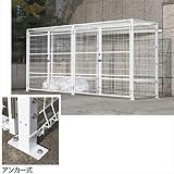 四国化成　ゴミストッカーEMF型　GEM-GA2010　開き戸式　アンカー式　基本セット　片開き　【ゴミ収集庫】【ゴミ袋（45L）集積目安　37袋、世帯数目安　19世帯】 アンカー式　ステンカラー（S