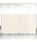 Amazon｜Kokorona パーテーション 間仕切り6連 キャスター付き 高さ