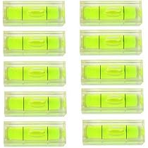 10-Pack Mini Bubble Level Vials - Tiny 8×23mm Spirit Levels For Perfect Hanging