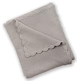 Silver Cloud Baby Boutique Garter Stitch Blanket (Grey) by Silvercloud
