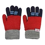 ギッズ 手袋 あったか かわいい 子供用 ニット手袋 5本指タイプ リボン 女の子 イギリス国旗柄 個性 男の子 通園 通学 小学生 中学生 グローブ おしゃれ 冬 ガールズ　ボーイズ スキー スノー