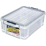 JEJアステージ 収納ボックス 日本製 パッキン付き 簡易密閉型 コンテナ 積み重ね [シールドコンテナ シャット#13] 幅29.5×奥行44×高さ16cm