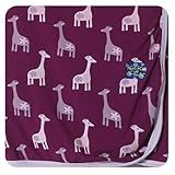 KicKee Pants Swaddling Blanket, Melody Giraffe by KicKee Pants