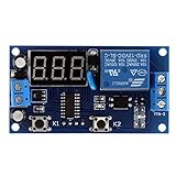 Fityle リレーモジュール　制御基板　スイッチ　LEDデジタル　DC 5V/12V　ブルー - DC 5V