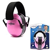 TOENNESEN 子供のイヤーマフ音聴力乳児の子供たちのために保護者を調節可能なヘッドバンド耳擁護者 (ピンク)