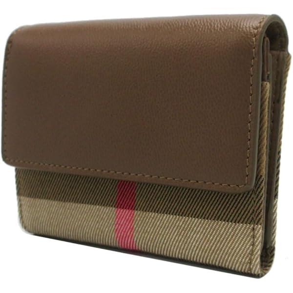 Amazon | [バーバリー] 財布 三つ折り ヴィンテージチェック スモール