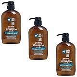 【セット品】熊野油脂 馬油リンスインシャンプー 600ml【×3個】