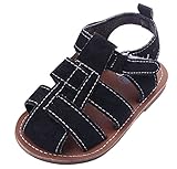 (コ-ランド) Co-land ベビーサンダル 赤ちゃんシューズ ファーストシューズ PU 新生児靴 男の子 つま先保護 男児 フォーマル 出産祝い ブラック 13