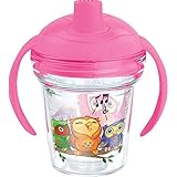 Tervis Owlin a Tune Sippy Cup with Lid、6オンス、クリア