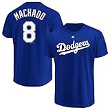 (Youth Medium 10/12) - Outerstuff Manny Machado Los Angeles Dodgers 8 Youth Name and Number T-Shirt 