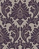 Graham & Brown 30-434 Superfresco Easy Majestic Wallpaper, Plum [並行輸入品]