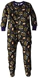 NFL Baltimore Ravens Boy 's Blanket Sleepers ブルー