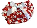 MANDY ベビー ブルマ Bottom Covers Red White Dot
