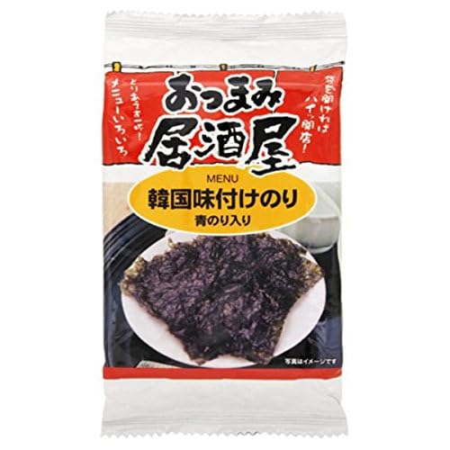 日本橋菓房 おつまみ居酒屋 韓国風味付けのり 青のり入り