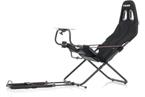 Playseat レーシングシミュレータ Challenge ActiFit 各種ハンドルコントローラ対応ペダル位置シートポジション調節可能 Actifit採用 RC.00312【国内正規品】 ブラック