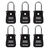 ライオンロック1500キーロックボックスストレージ不動産with set-your-own組み合わせ 6 Pack 1500