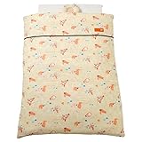 baby.e-sleep(ベビーイースリープ)ともだち®ダブルガーゼベビーふとん10点セット(ピーナッツ)