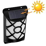 ソーラーウォールの炎の炎66LEDの庭の装飾の景色ライトテントライト