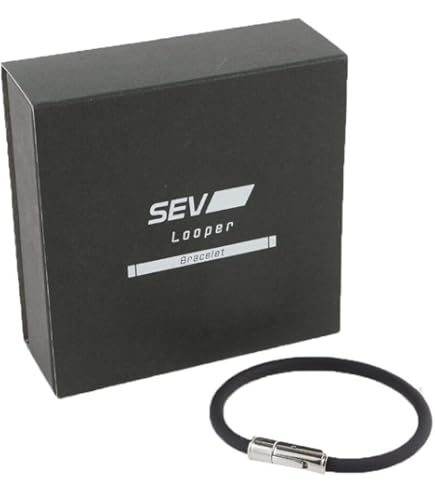 Amazon.co.jp: SEV(セブ)ラインブレスレット 2G Lサイズ ホワイト