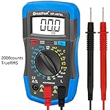 HoldPeak Manual-Ranging Digital Multimeter Multi Tester, HOLDPEAK 4070L Ohm Capacitance Test Meter M