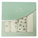 エイデンアンドアネイ ADEN+ANAIS おくるみ コットン 4枚セット 12種 クラシック モスリン スワドル (TWINKLE) [並行輸入品]