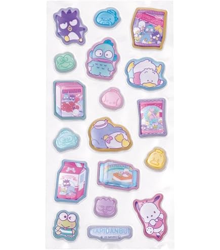 Amazon.co.jp: サンリオキャラクターズ[シールシート]ぷくっとシール