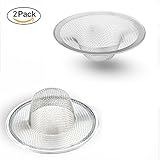 2pcs Heavy DutyステンレススチールSlopバスケットフィルタトラップ、2.75 " Top / 1 "メッシュメタルSink Strainer & # xff0 C、パーフェクトなキッチ
