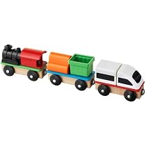 イケア】LILLABO列車レール50点セット木製