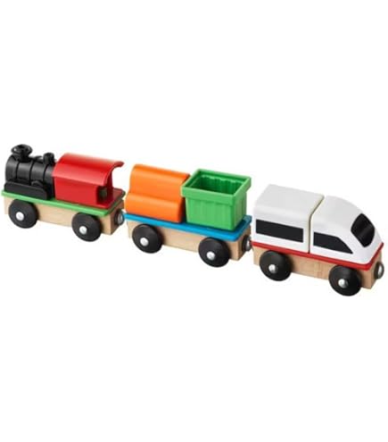 イケア】LILLABO列車レール50点セット木製