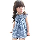 DIAMONDOキッズベビーガールズサマービーチフローラルドレスプリンセスパーティページェントドレス6 m-1y