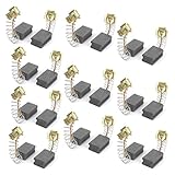 uxcell モーター カーボンブラシ 12X 9X 6mm 電動 パワーツール 20個
