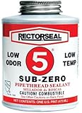 Rectorseal 27731 1/4 Pint Brush Top No.5 Sub-ZeroPipe Thread Sealant [並行輸入品]