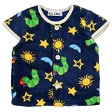 アスナロ（パジャマ・ルームウェア） ERIC CARLE はらぺこあおむし ベビー 男の子 女の子 スリーパー100 ネイビー
