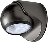LIGHT IT by Fulcrum 20031-103 6 LED Wireless Motion Sensor Weatherproof Porch Light, Charcoal [並行輸入品