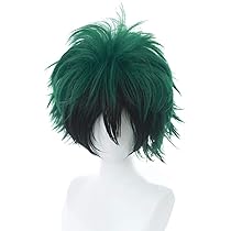 ヒロアカ緑谷出久ウィッグ Amazon.co.jp: コスプレウィッグ 緑谷出久 コスプレ 実物撮影 僕