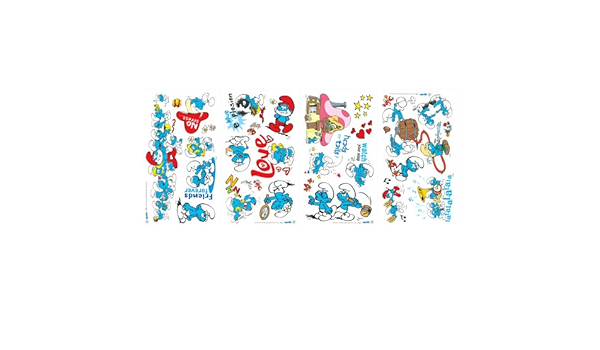 Amazon Co Jp スマーフ The Smurfs ジャンボアクセントステッカー8143 ウォールステッカー シール 壁紙 子ども部屋 インテリア グッズ ホーム キッチン