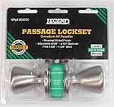 Legend 809003 Legend Passage Lockset Tulip Knob Satin Nickel Adjustable Backset [並行輸入品]