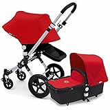Bugaboo 2015 Cameleon 3 Stroller With Extendable Canopy, Aluminum/Black/Red by Bugaboo [並行輸入品]