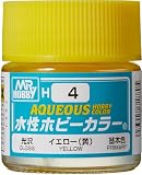 GSI クレオス(GSI Creos) 新水性ホビーカラー イエロー (黄) 光沢 10ml ホビー用塗料 H4