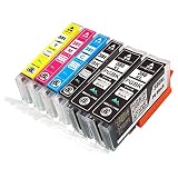 Mt.Smile インク BCI-380/381-5MP (5色+BK=6本 顔料 380大容量)(BCI-380XL PGBK×2 + BCI-381 BK/C/M/Y)(対応機種) TS8430 TS8330 TS8230 TS8130 TS7430 TS7330 TS6330 TS6230 TS6130 TR9530 TR8630 TR8530 TR7530 TR703 互換インク canon用 キャノン用 【365日保証】サービス