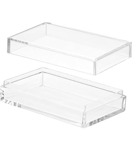 Amazon.co.jp: PATIKIL アクリルボックス（蓋付き）6.69インチ x 3.94