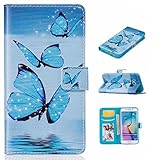 Samsung Galaxy S6 Edge 手帳型 ケース Zeebox 高品質 落下防止 保護カバー 財布型ケース カード収納ホルダー マグネット式 Samsung Galaxy S6 Edge 