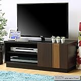 ローボード テレビボード テレビ台 幅90 32型 スライド コンパクト 棚 収納 ブラック