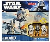 Star Wars 2010 Exclusive Deluxe Battle Pack Attack on Hoth ATST, EWeb Cannon, New ATST Driver 2x Snowtroopers