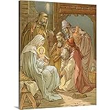 ジョン・ローソンプレミアムシックラップキャンバス壁アート印刷題名Nativity 11" x 14" 1896579_24_11x14_none