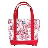 KILLYEDNA(キリーエドナ) トートバッグLサイズ・モノクロ(レッド)