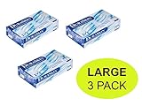 LibertyニトリルIndustrialグローブ、パウダーフリー、使い捨て、4ミルの厚さ、ブルー（ボックス100） Large, 3-Pack 2016BKM