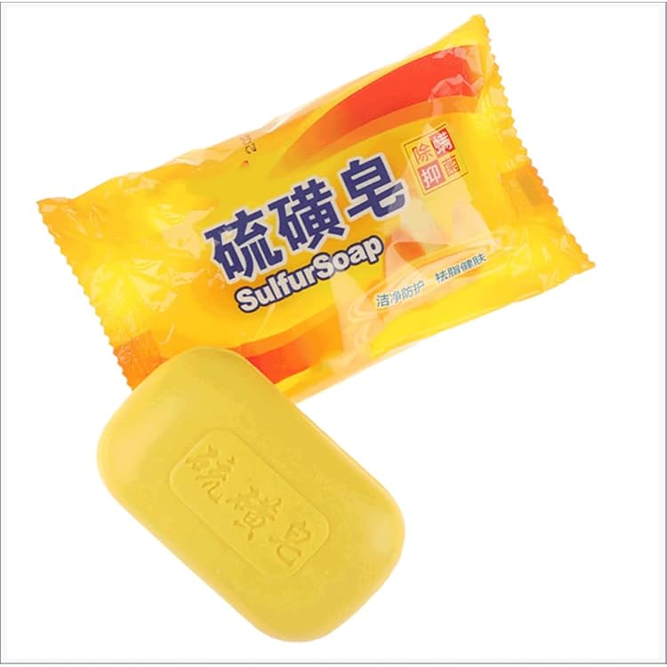 Amazon | 洗顔硫磺皂 石鹸 上海 硫黄石鹸 皮脂コントロール 角質柔化